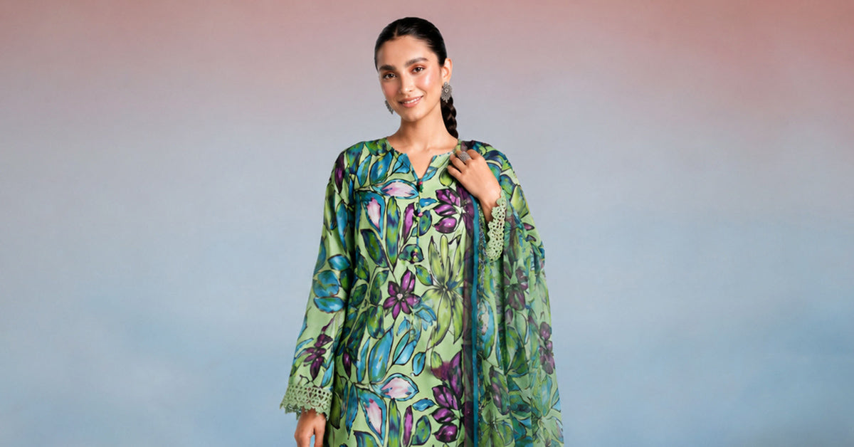 3 Piece Printed Lawn Suit