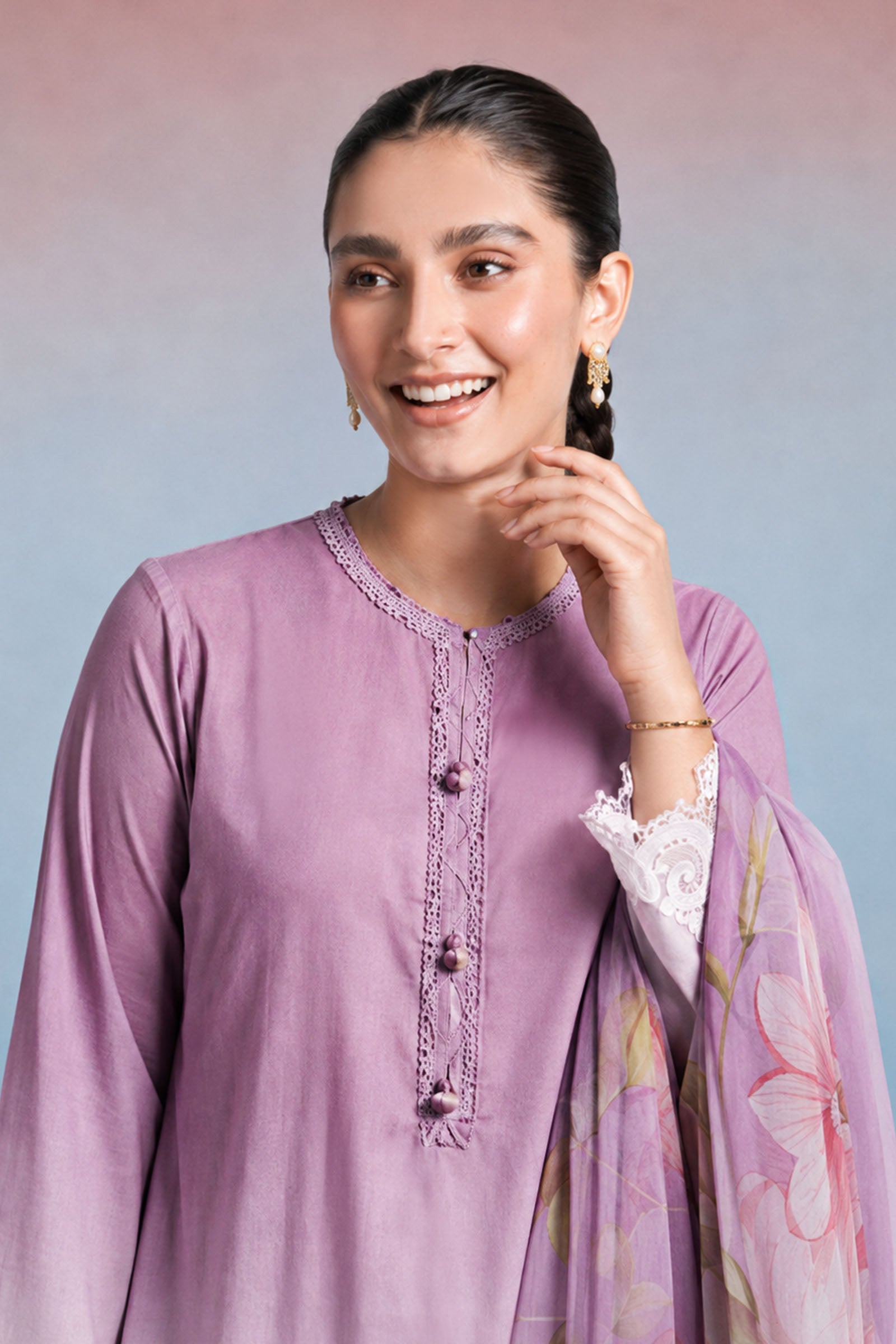 3 Piece Printed Lawn Suit