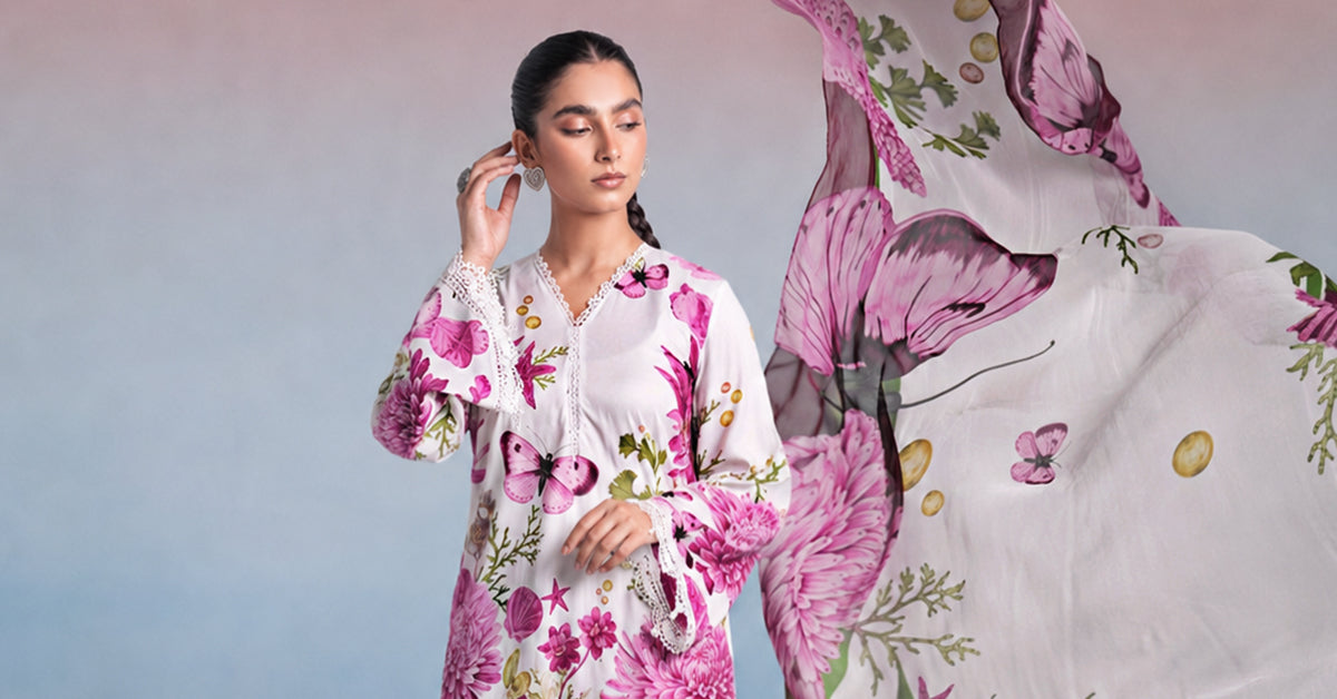 3 Piece Printed Lawn Suit