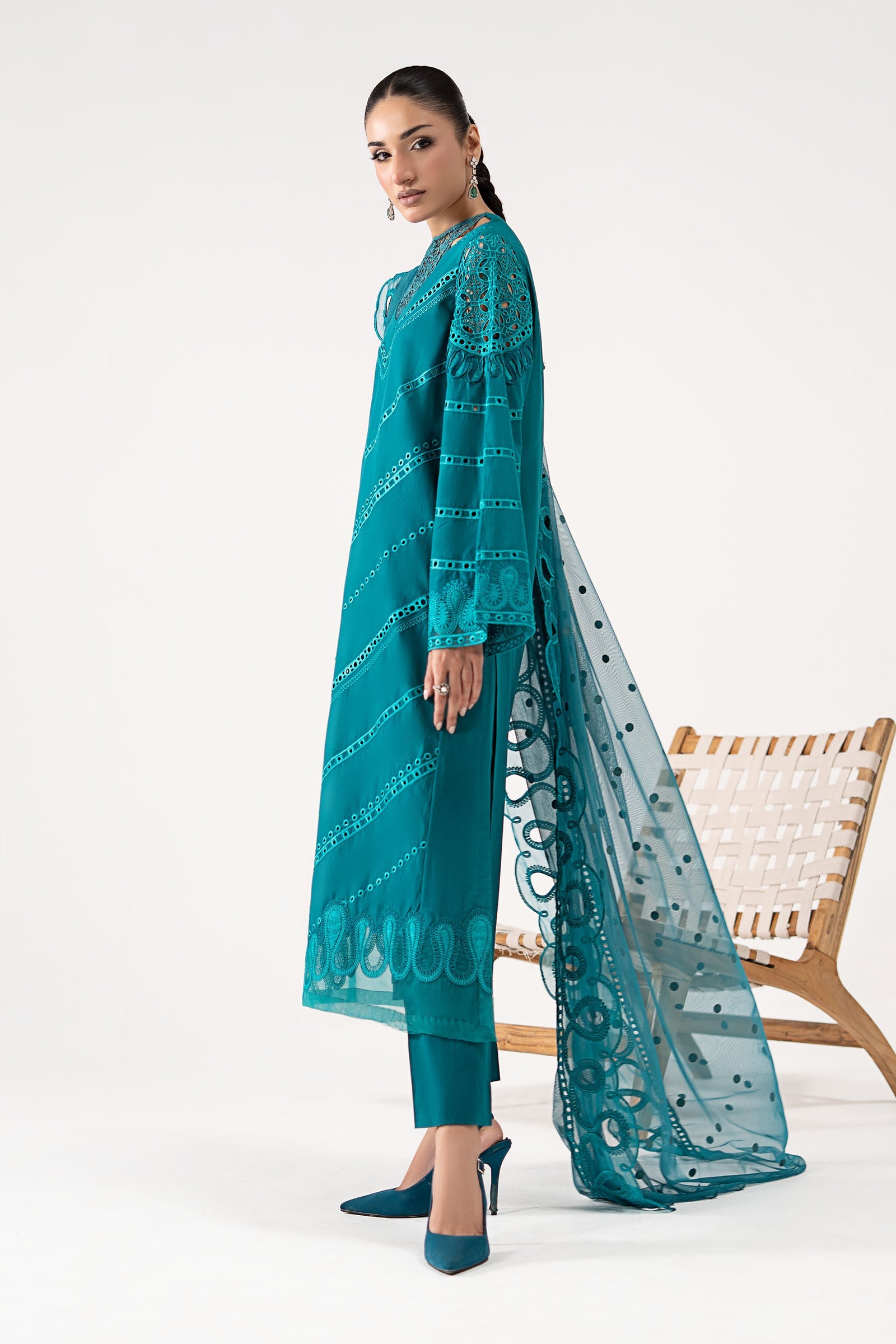 3 Piece Embroidered Lawn Suit