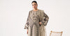 3 Piece Embroidered Paper Cotton Suit