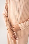Striped Button-Down Set