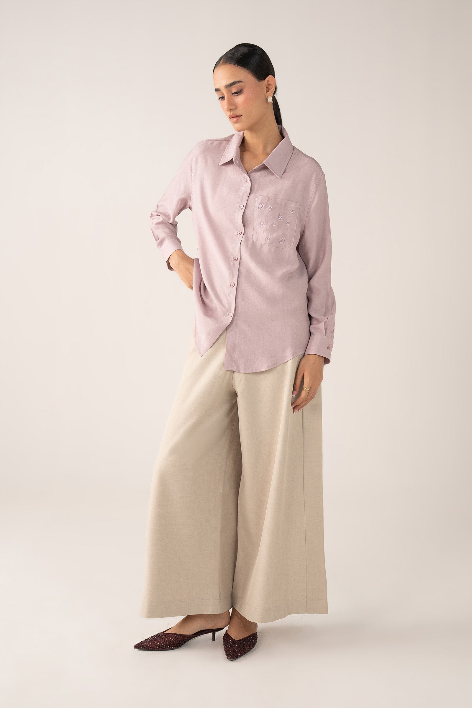 Muslin Button-Down Shirt