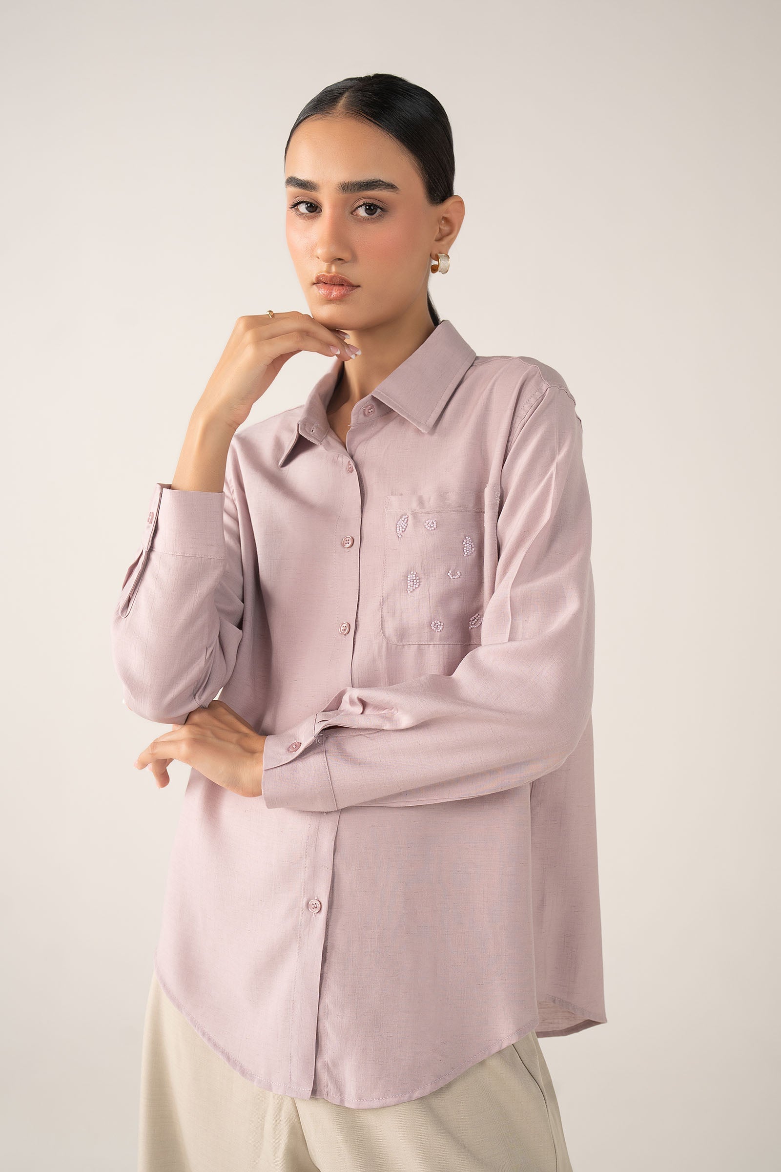 Muslin Button-Down Shirt