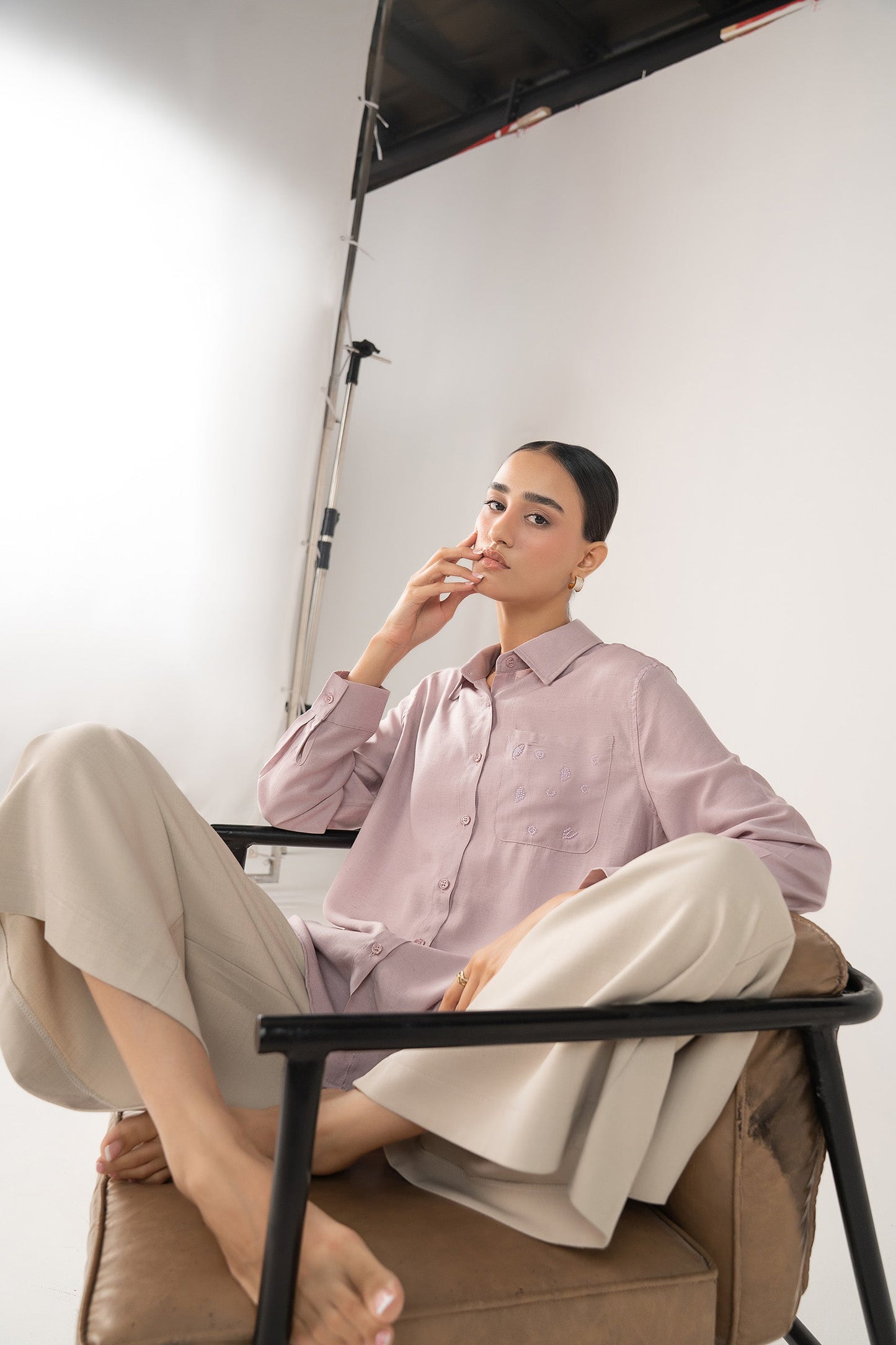 Muslin Button-Down Shirt