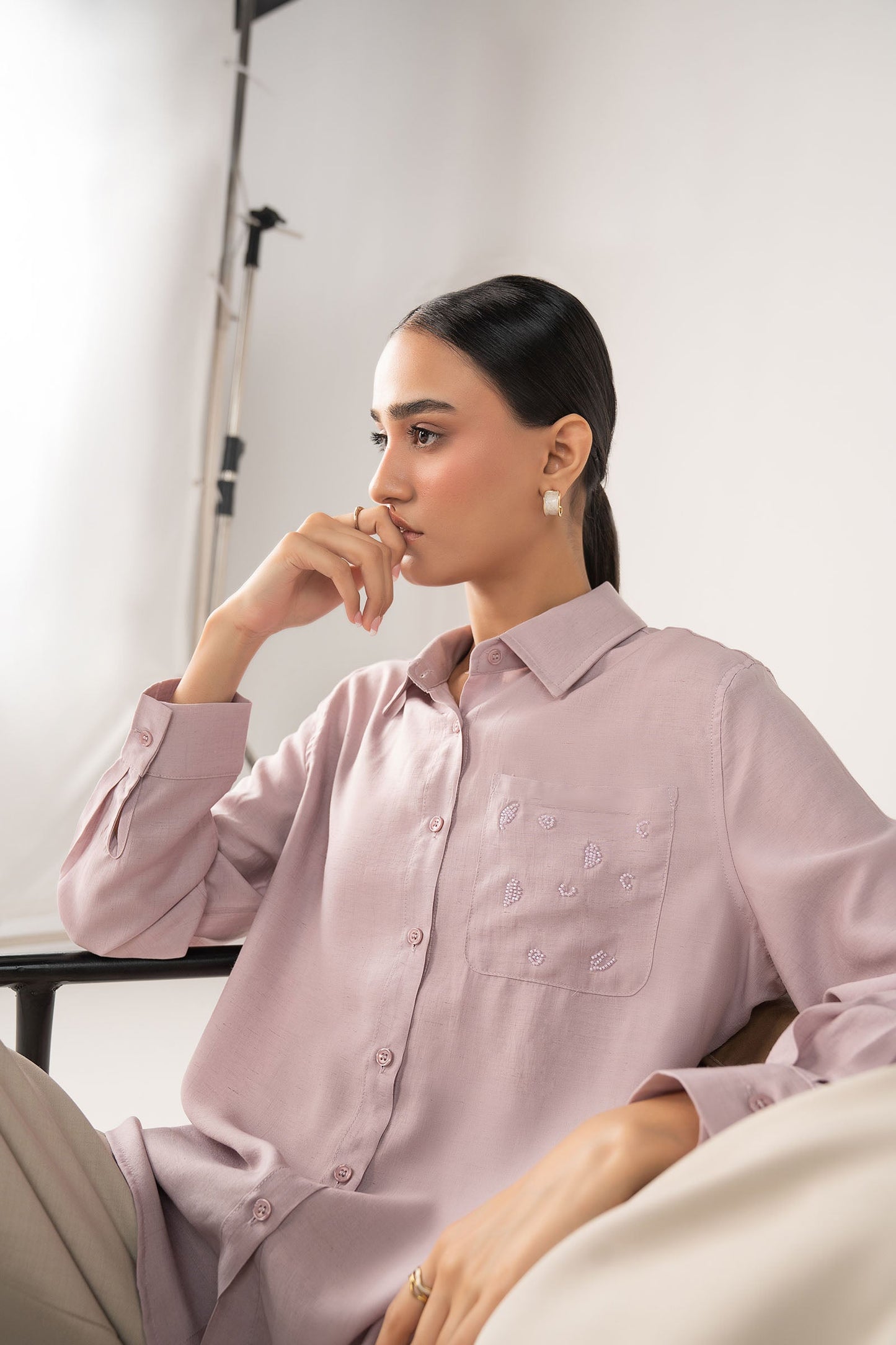 Muslin Button-Down Shirt
