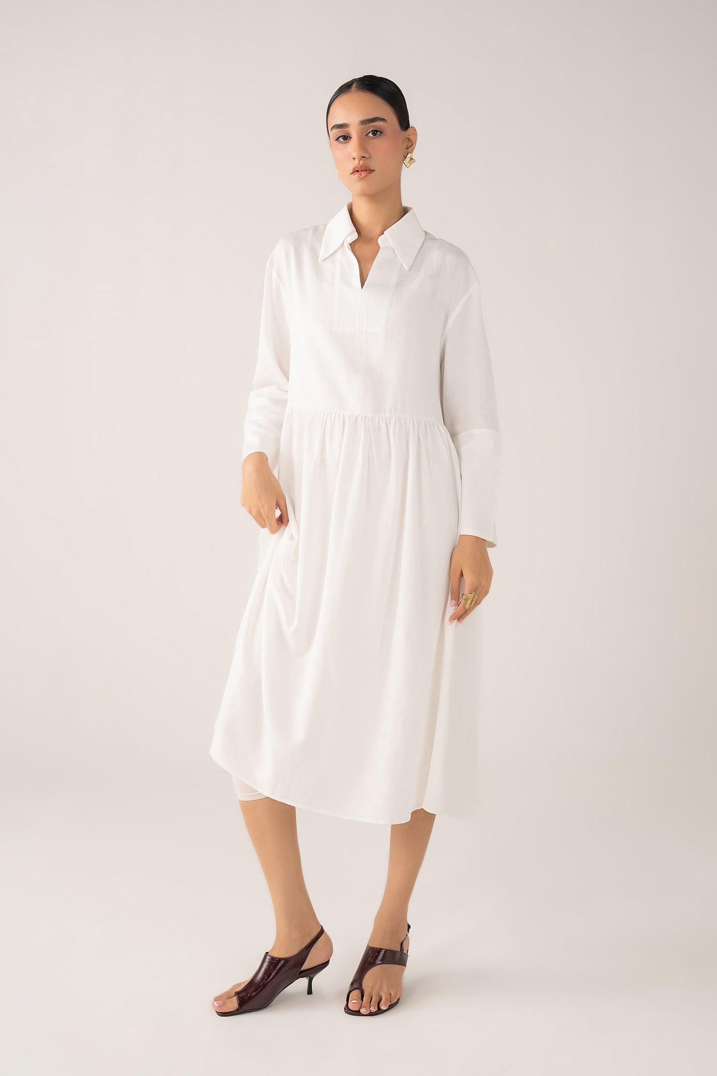 Relaxed Woven Dress
