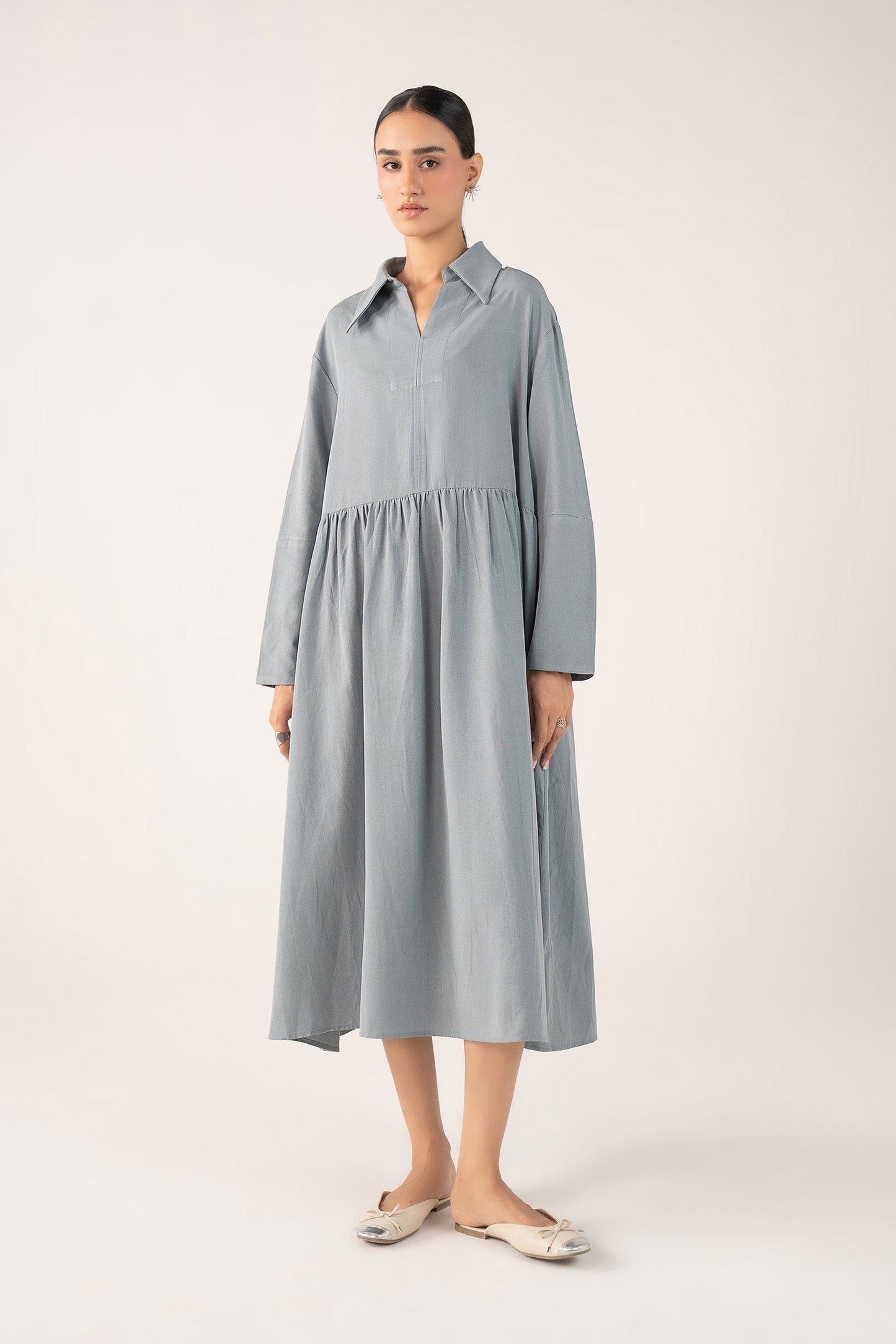 Relaxed Woven Dress