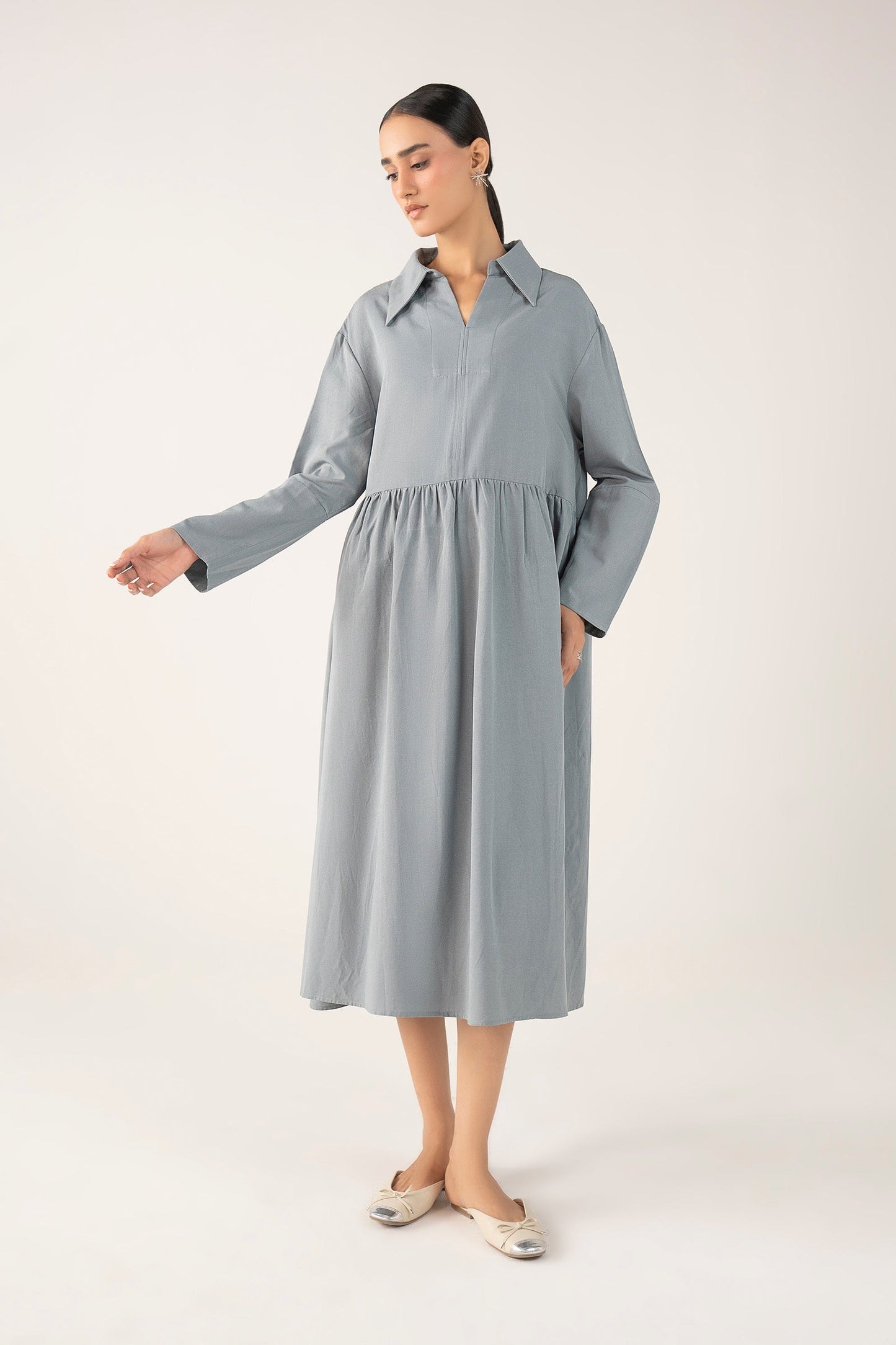 Relaxed Woven Dress