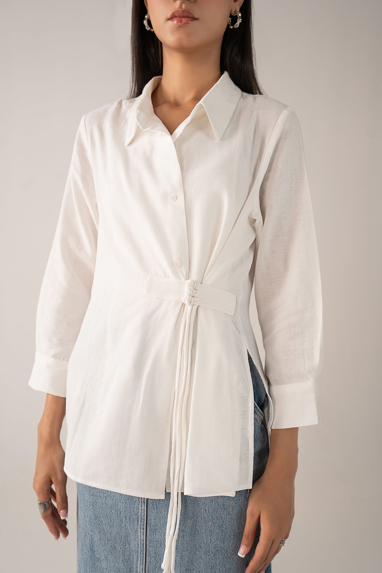 Muslin Drawcord Top