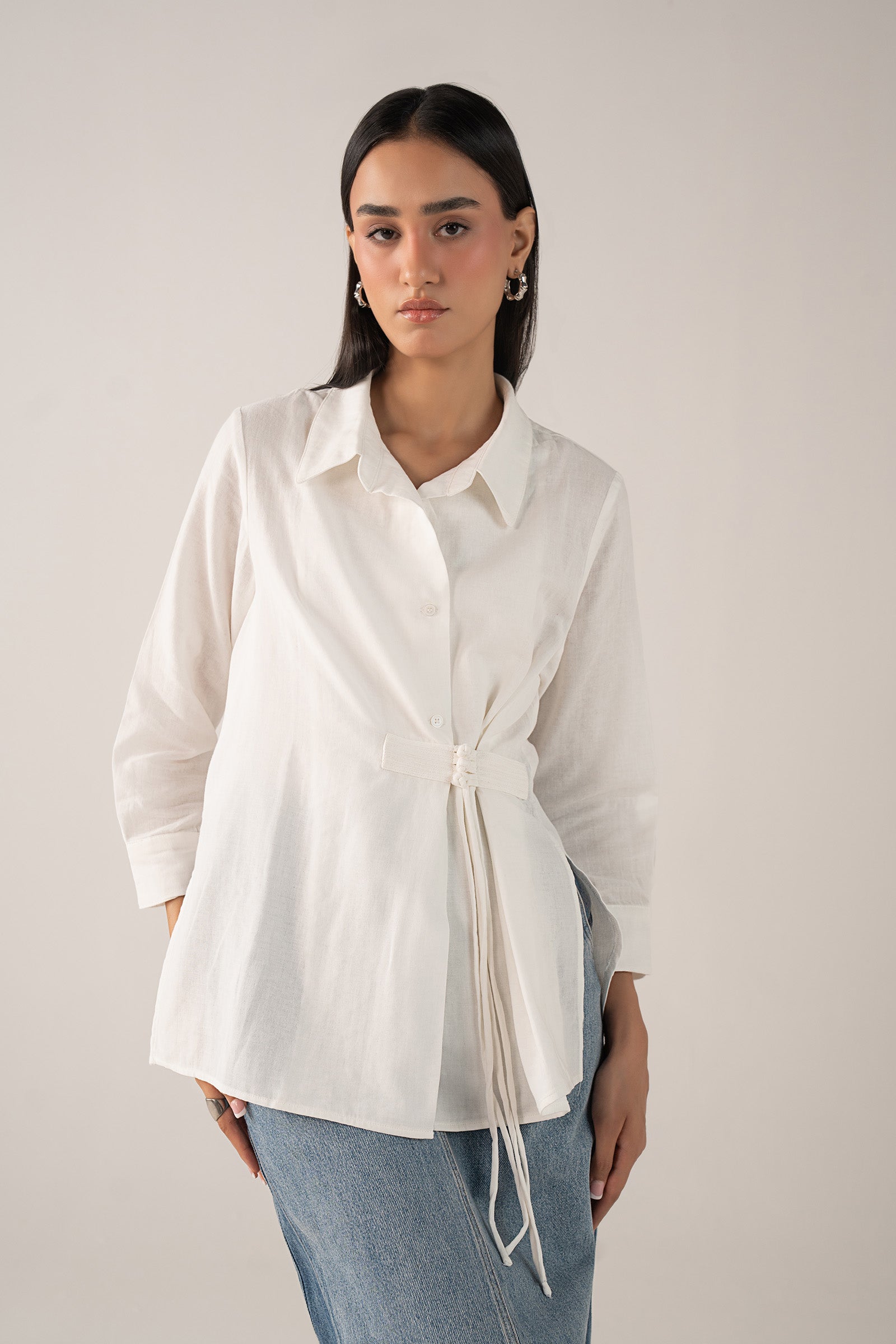 Muslin Drawcord Top