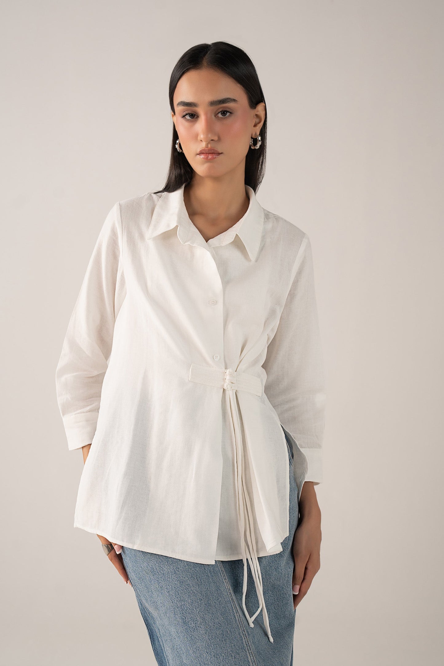 Muslin Drawcord Top