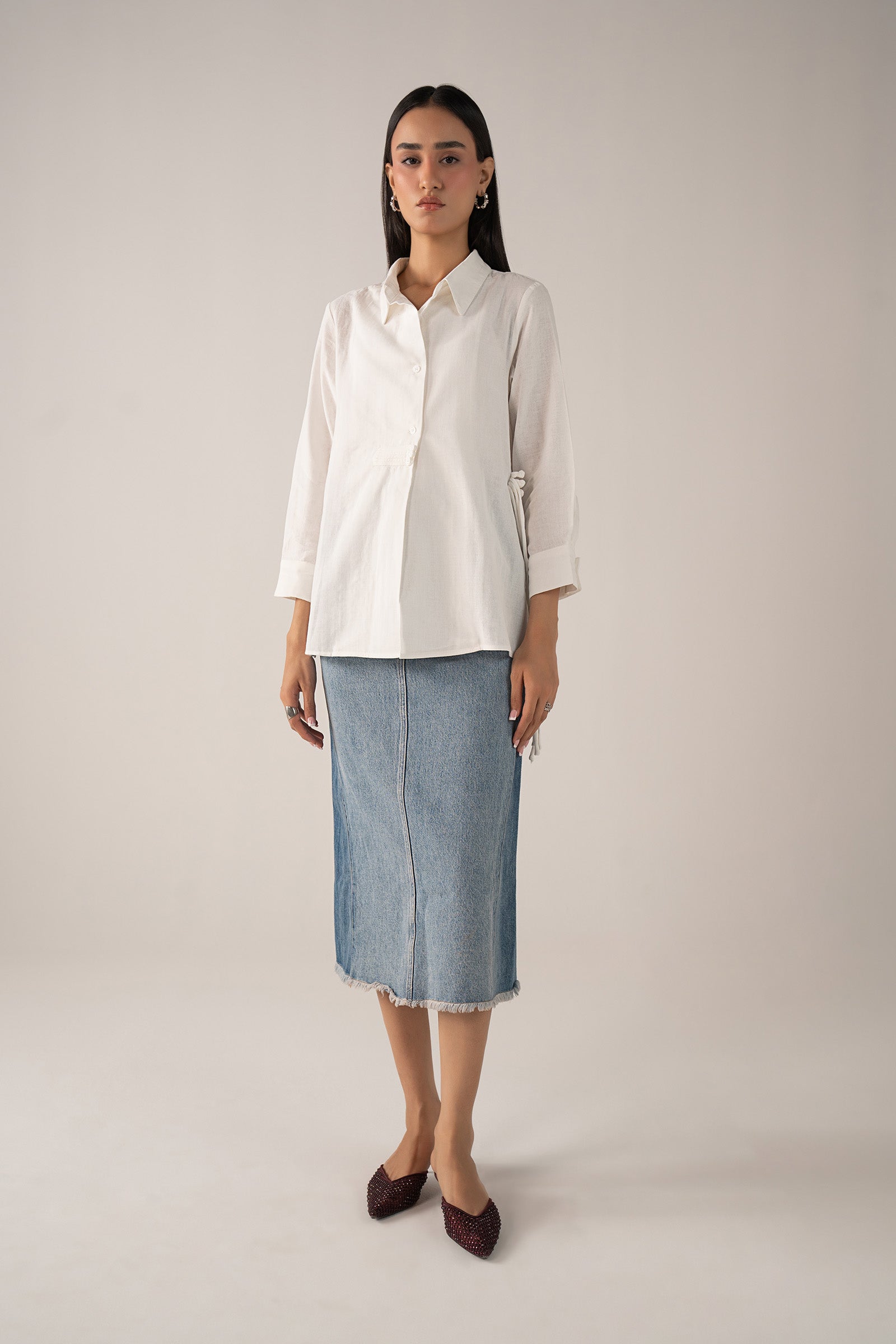 Muslin Drawcord Top
