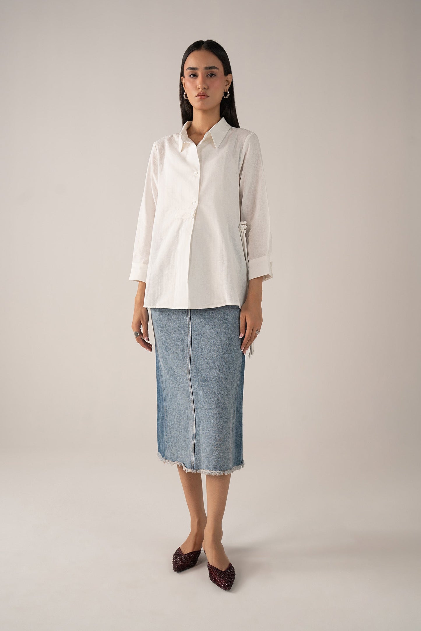 Muslin Drawcord Top