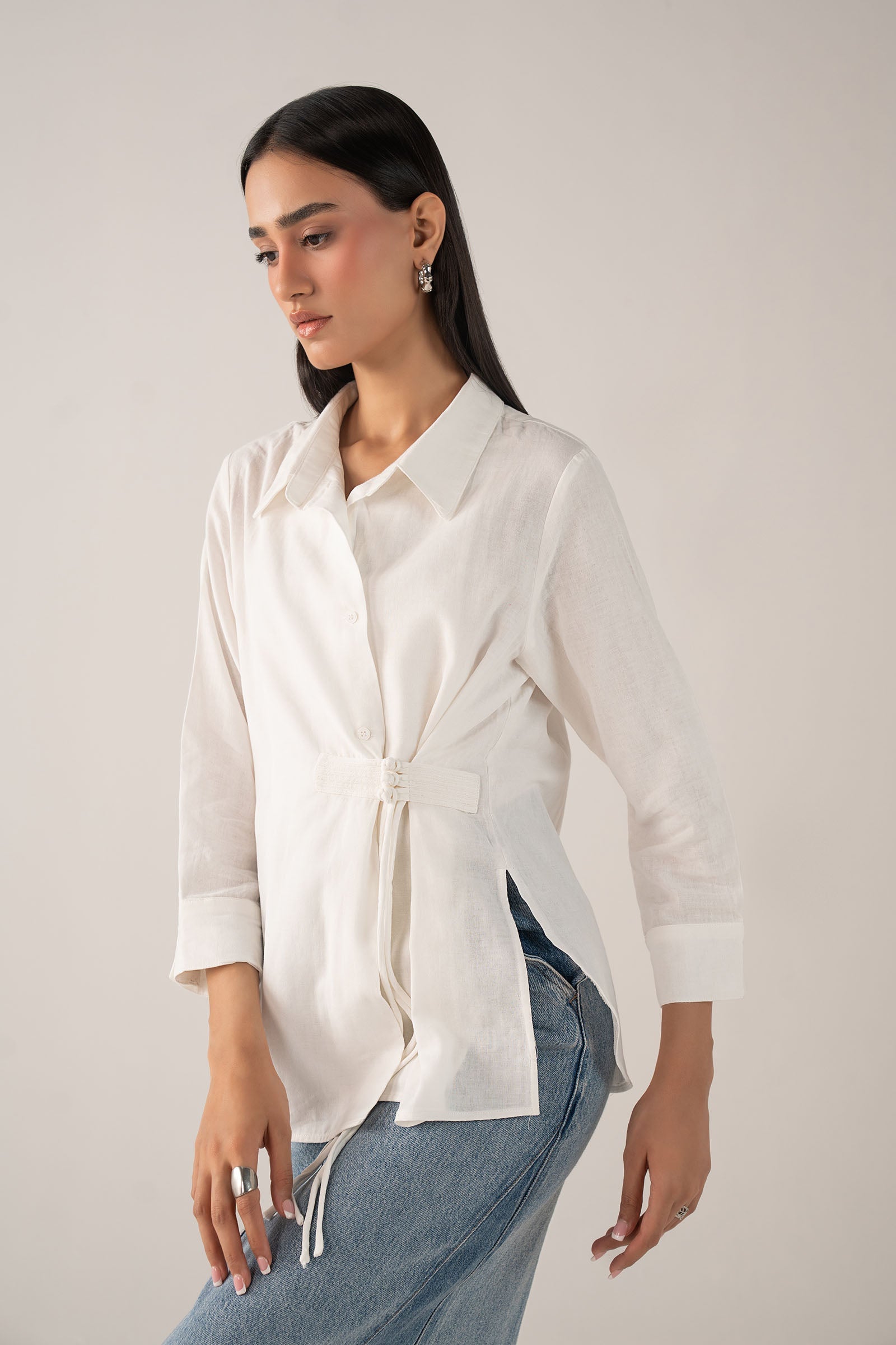 Muslin Drawcord Top