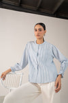 Pleated Woven Top