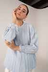 Pleated Woven Top