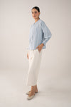 Pleated Woven Top