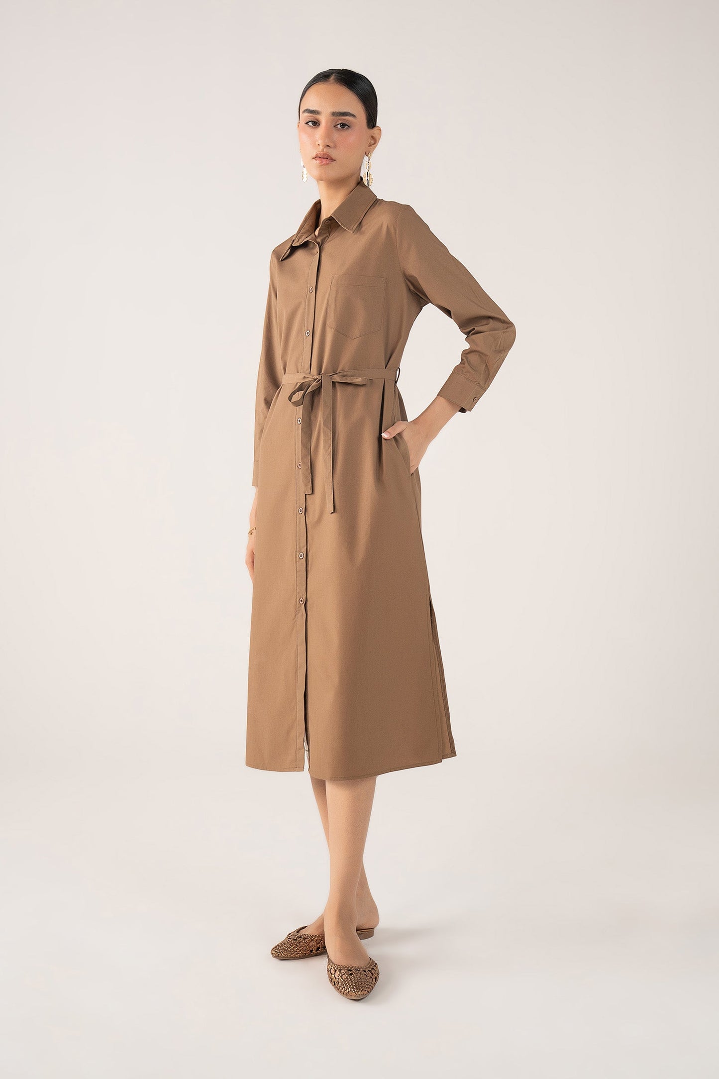 Everyday Poplin Dress