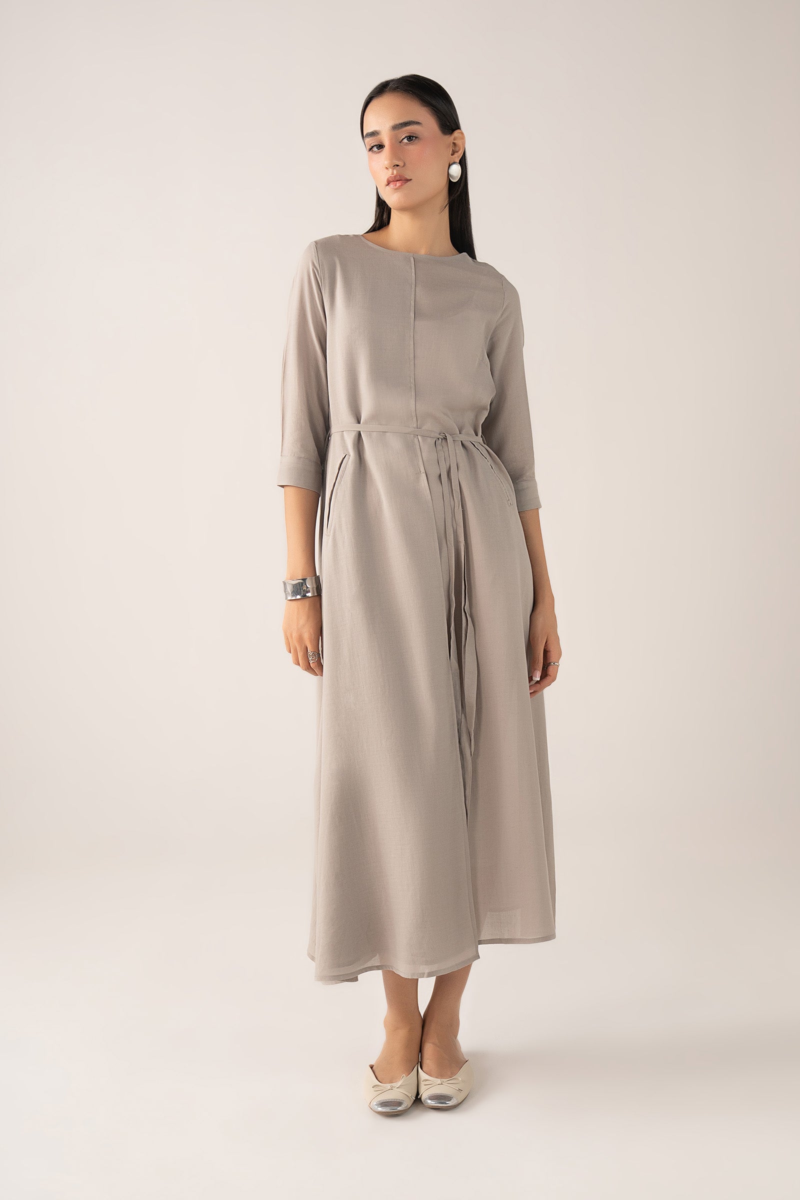 Muslin Flared Dress