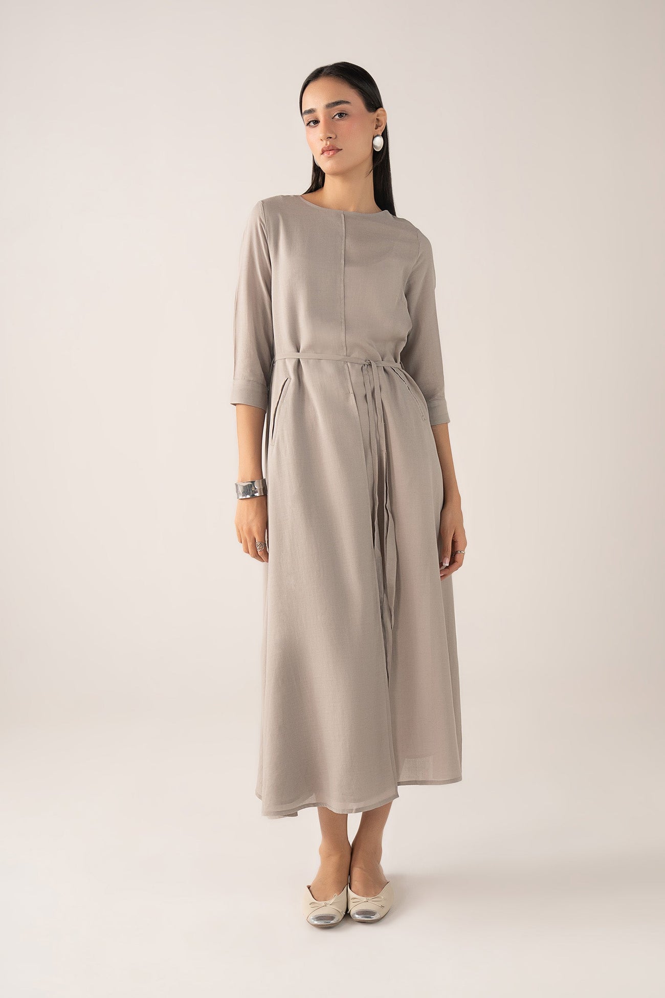 Muslin Flared Dress