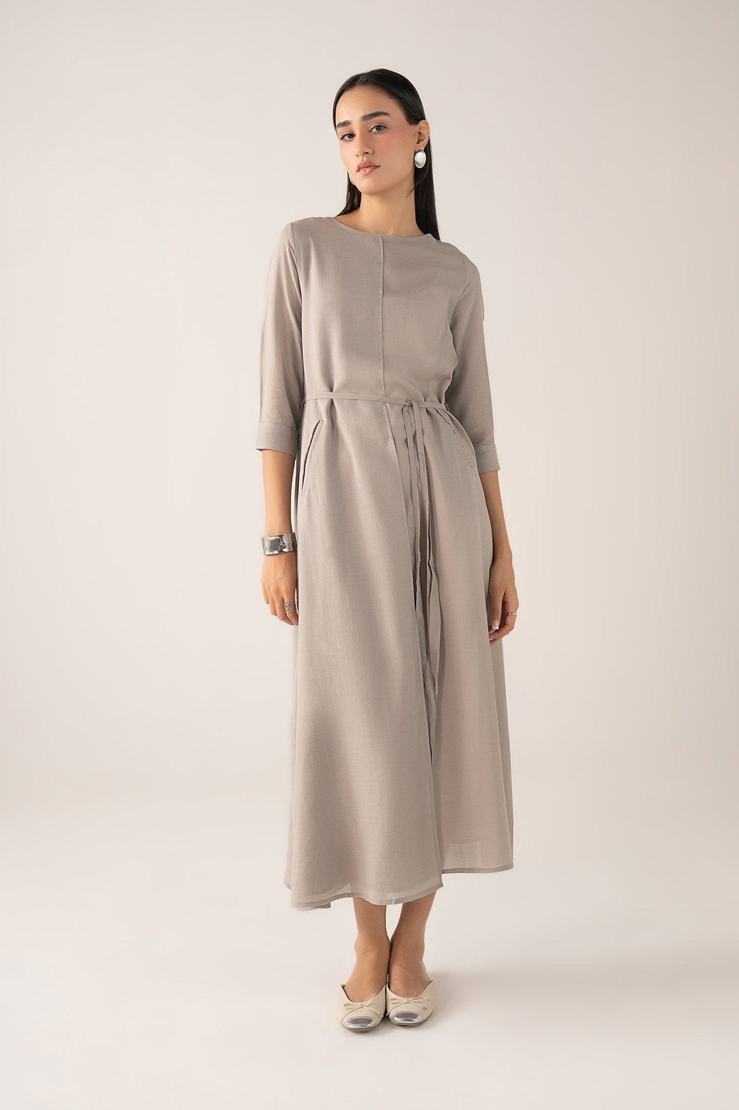 Muslin Flared Dress