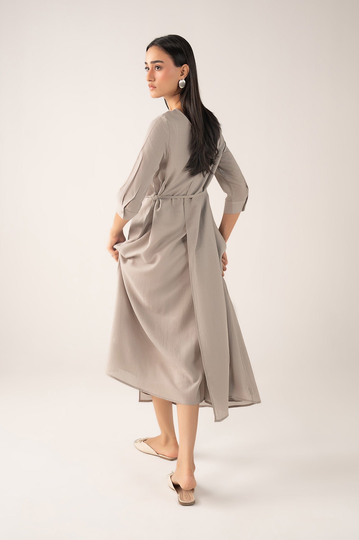 Muslin Flared Dress