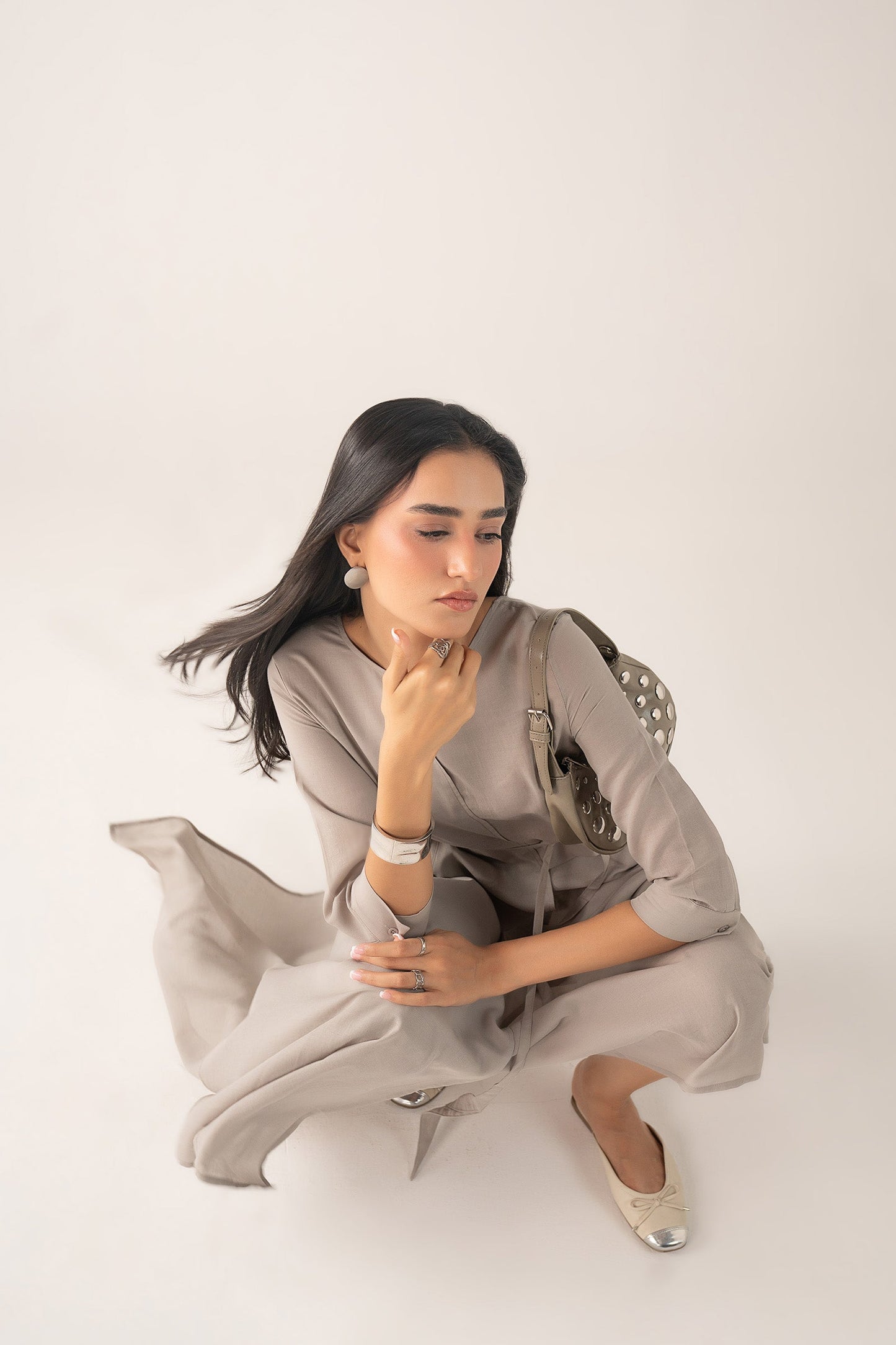 Muslin Flared Dress
