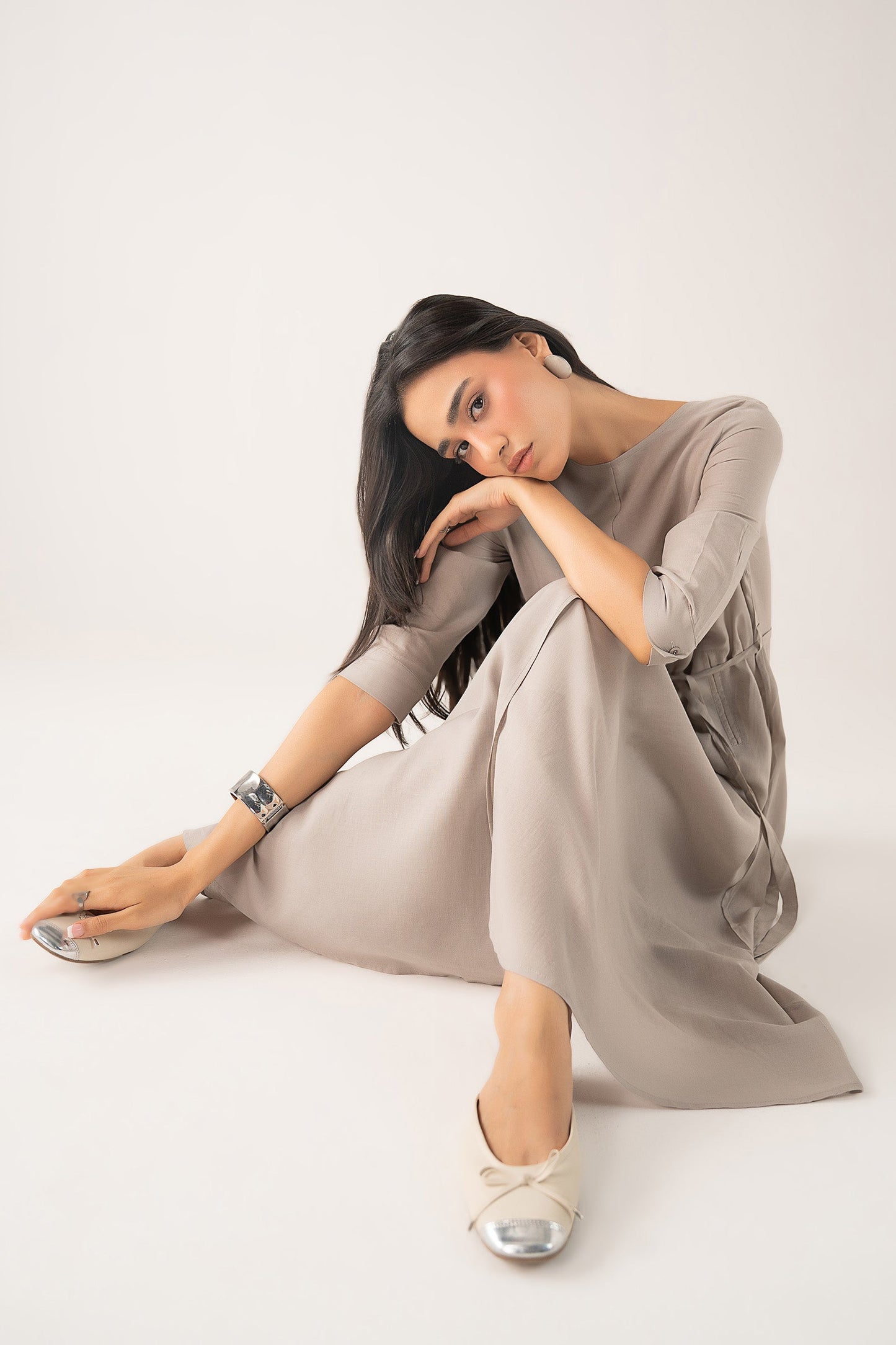 Muslin Flared Dress