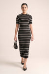Yarn Dyed Knitted Dress