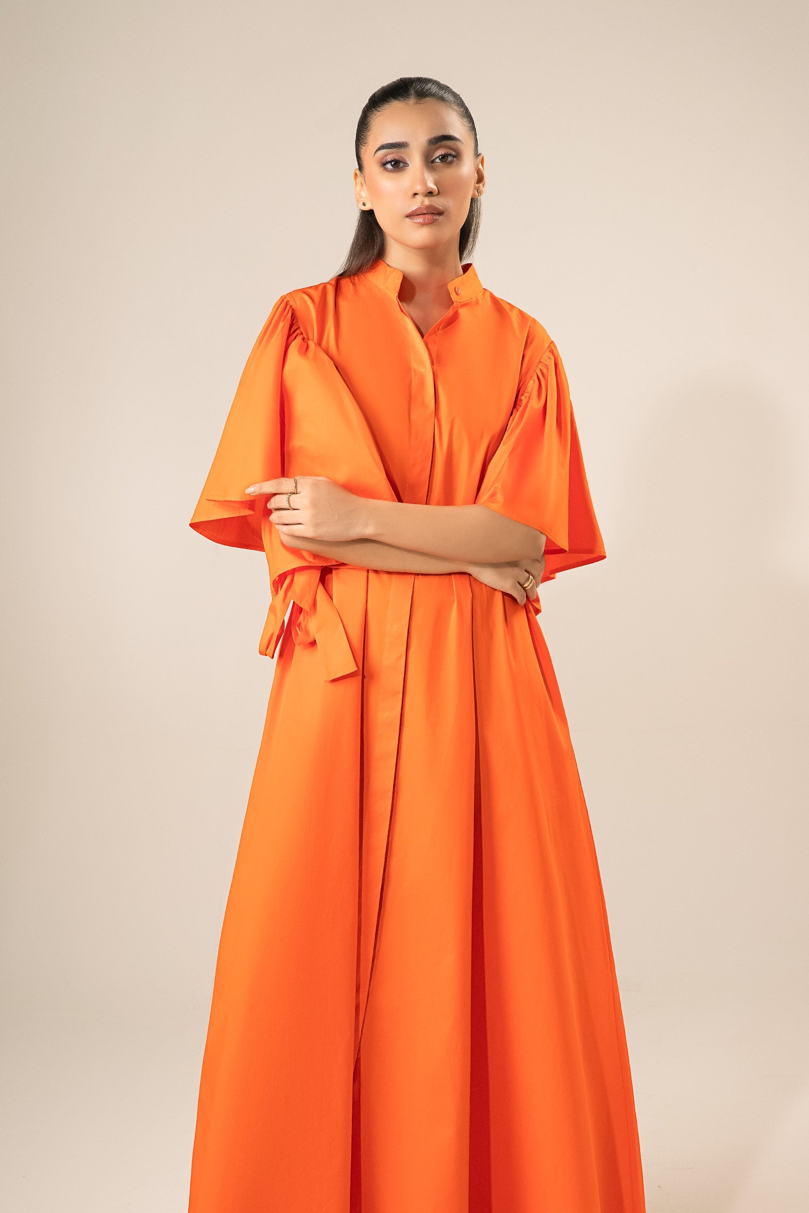Flutter Sleeve Dress
