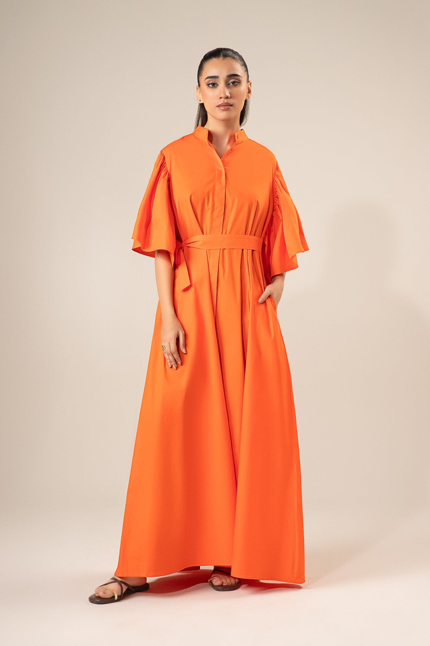 Flutter Sleeve Dress