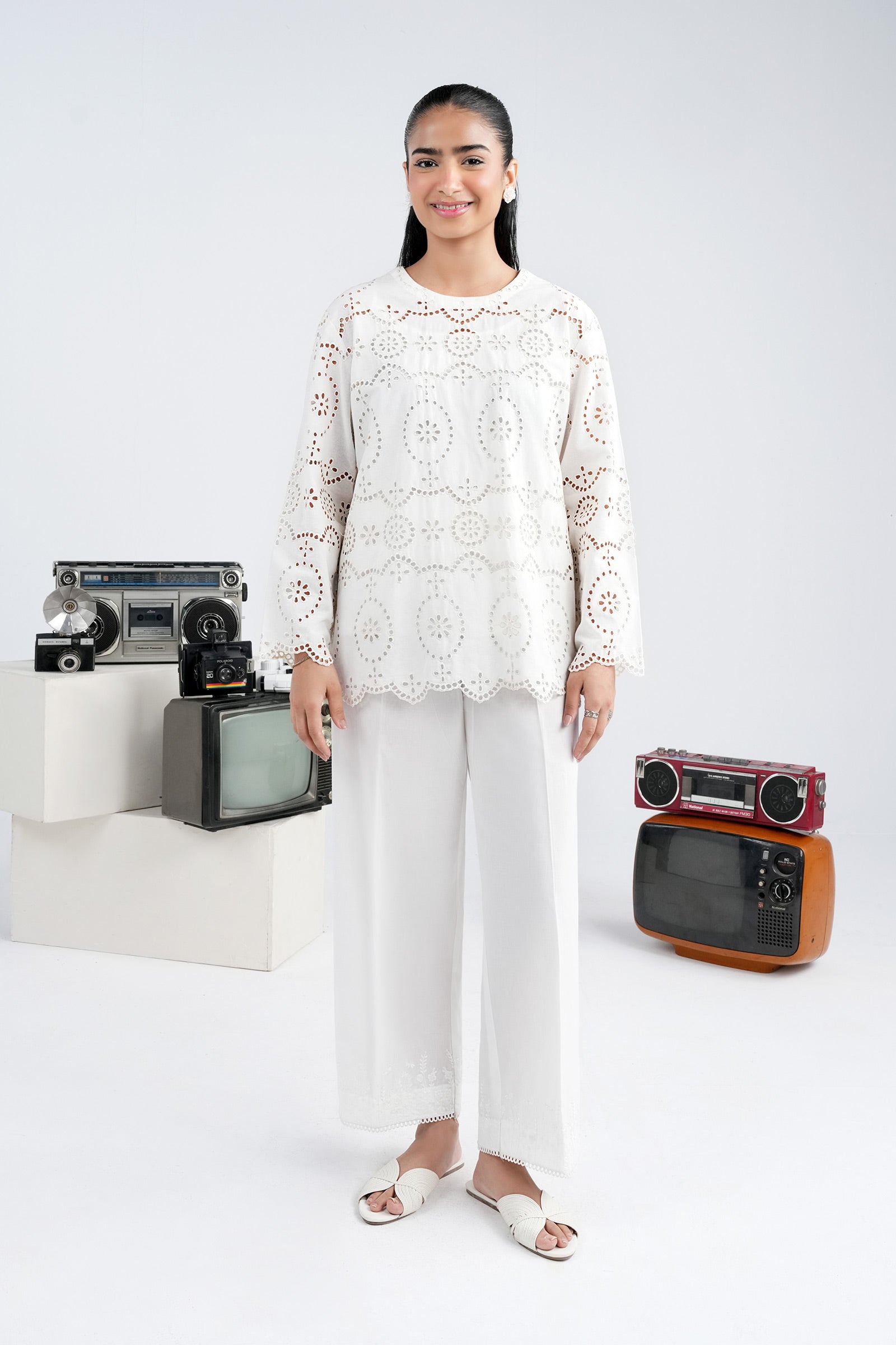 Schiffli Co-Ord Set