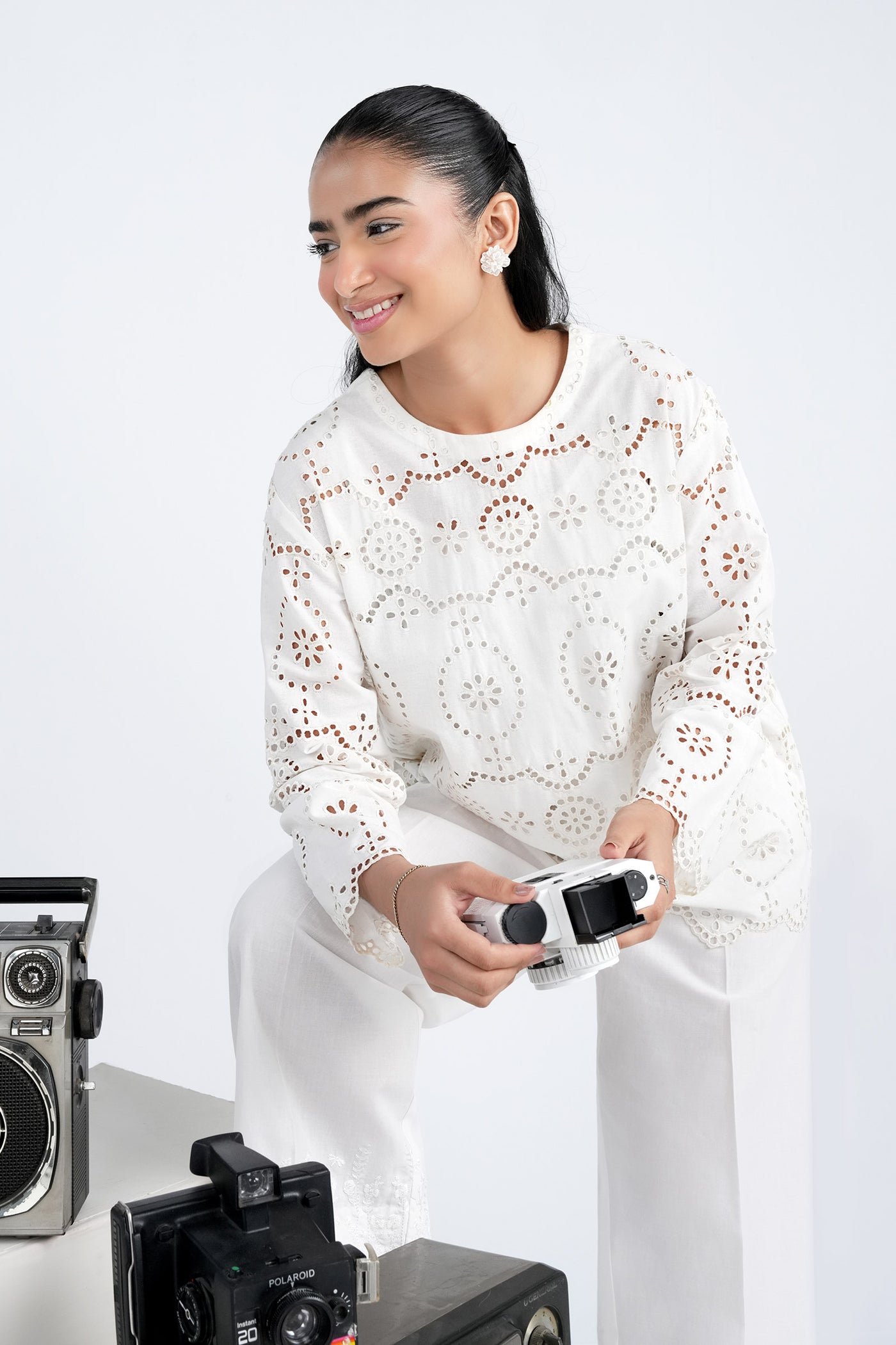 Schiffli Co-Ord Set