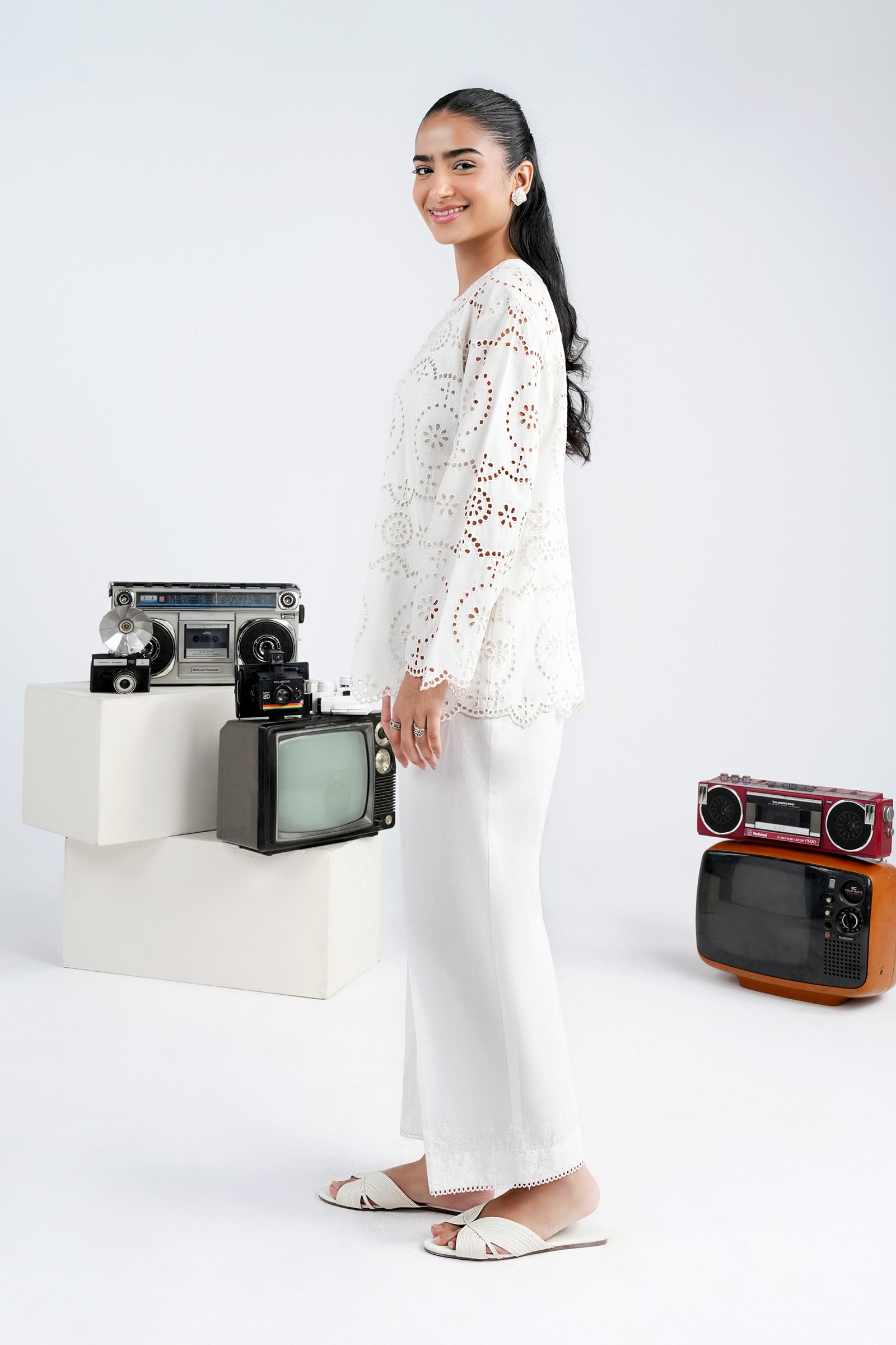 Schiffli Co-Ord Set