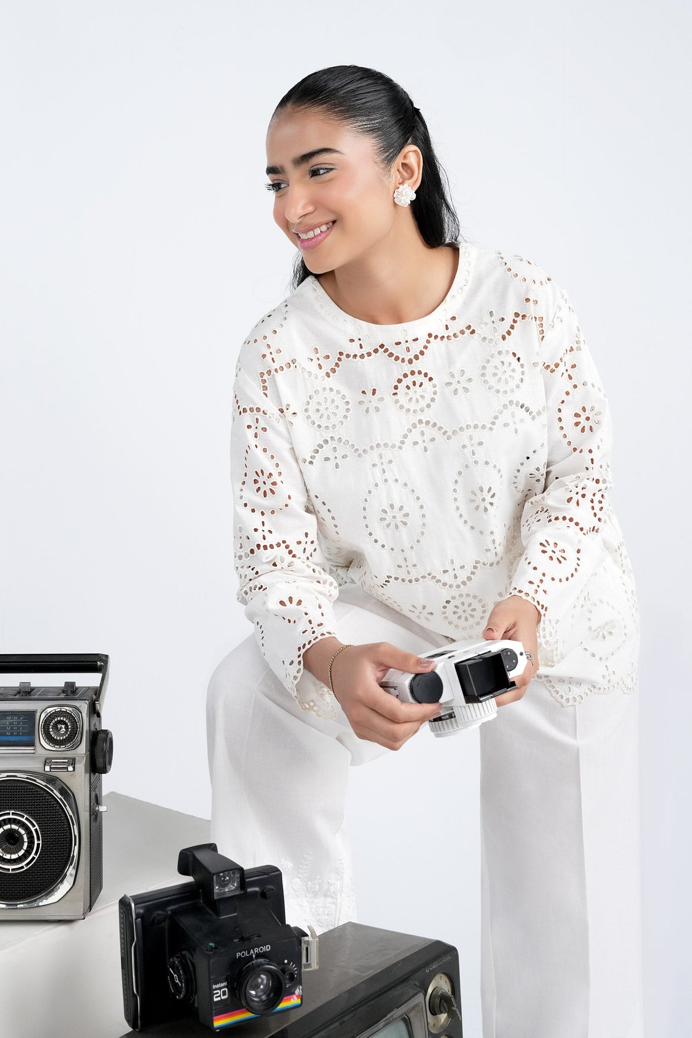 Schiffli Co-Ord Set