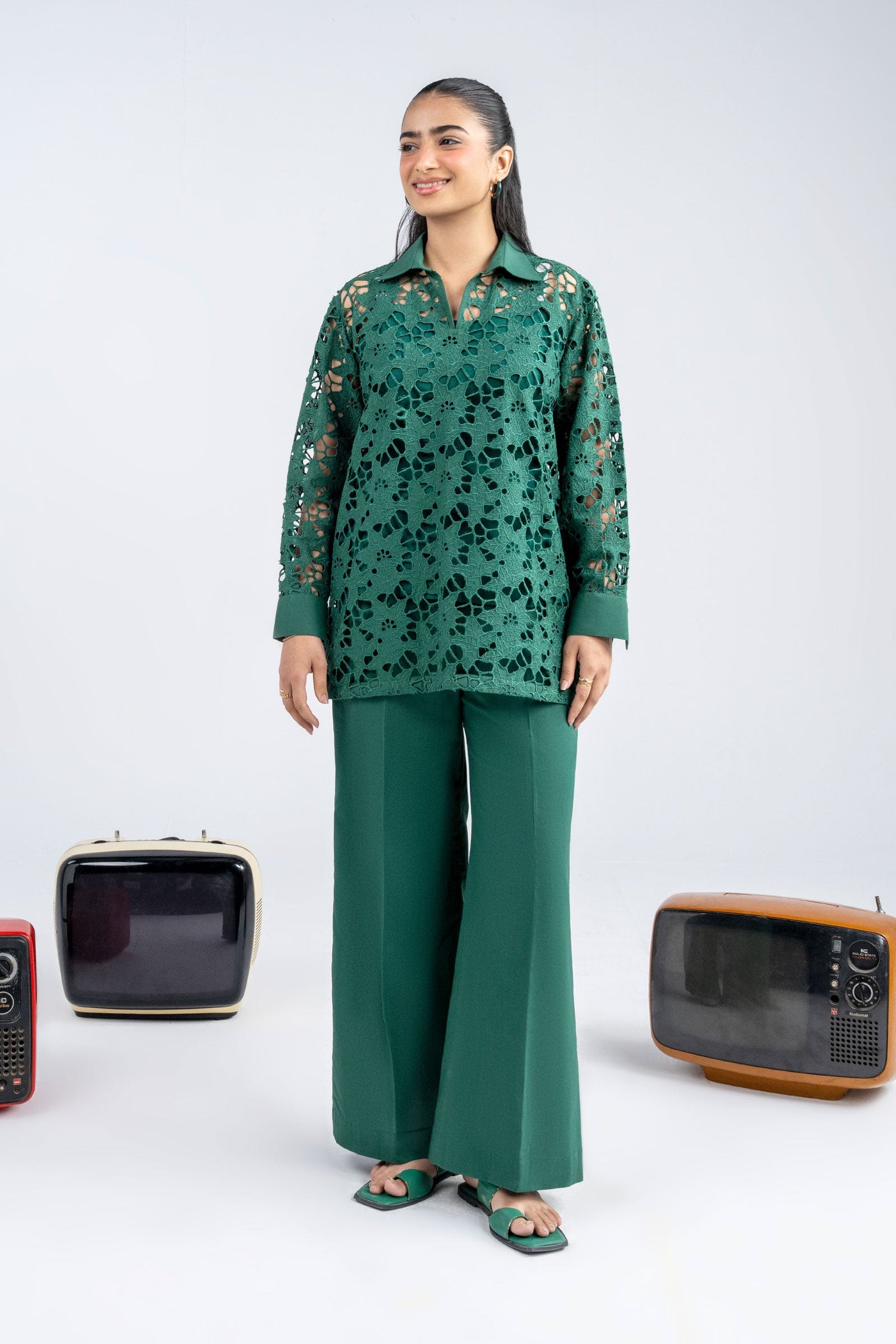 Schiffli Co-Ord Set