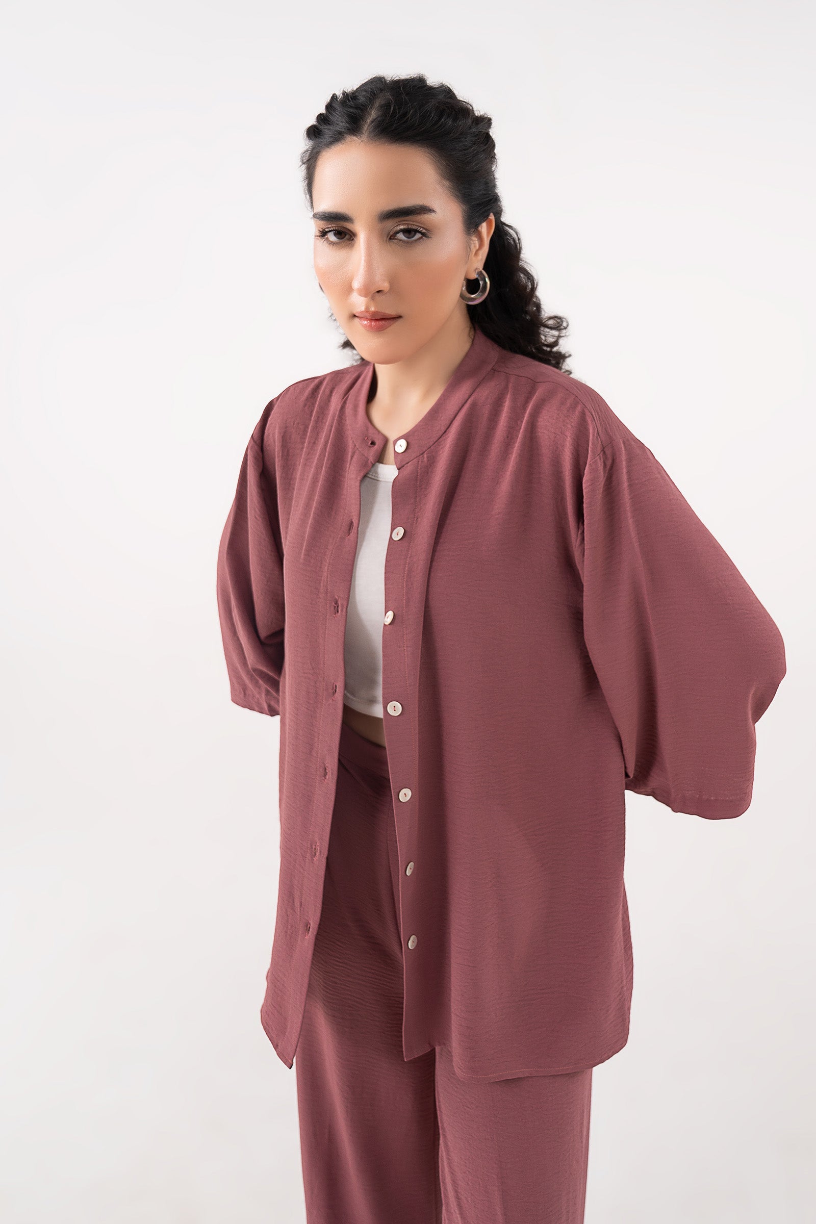 Relaxed Button-Down Set