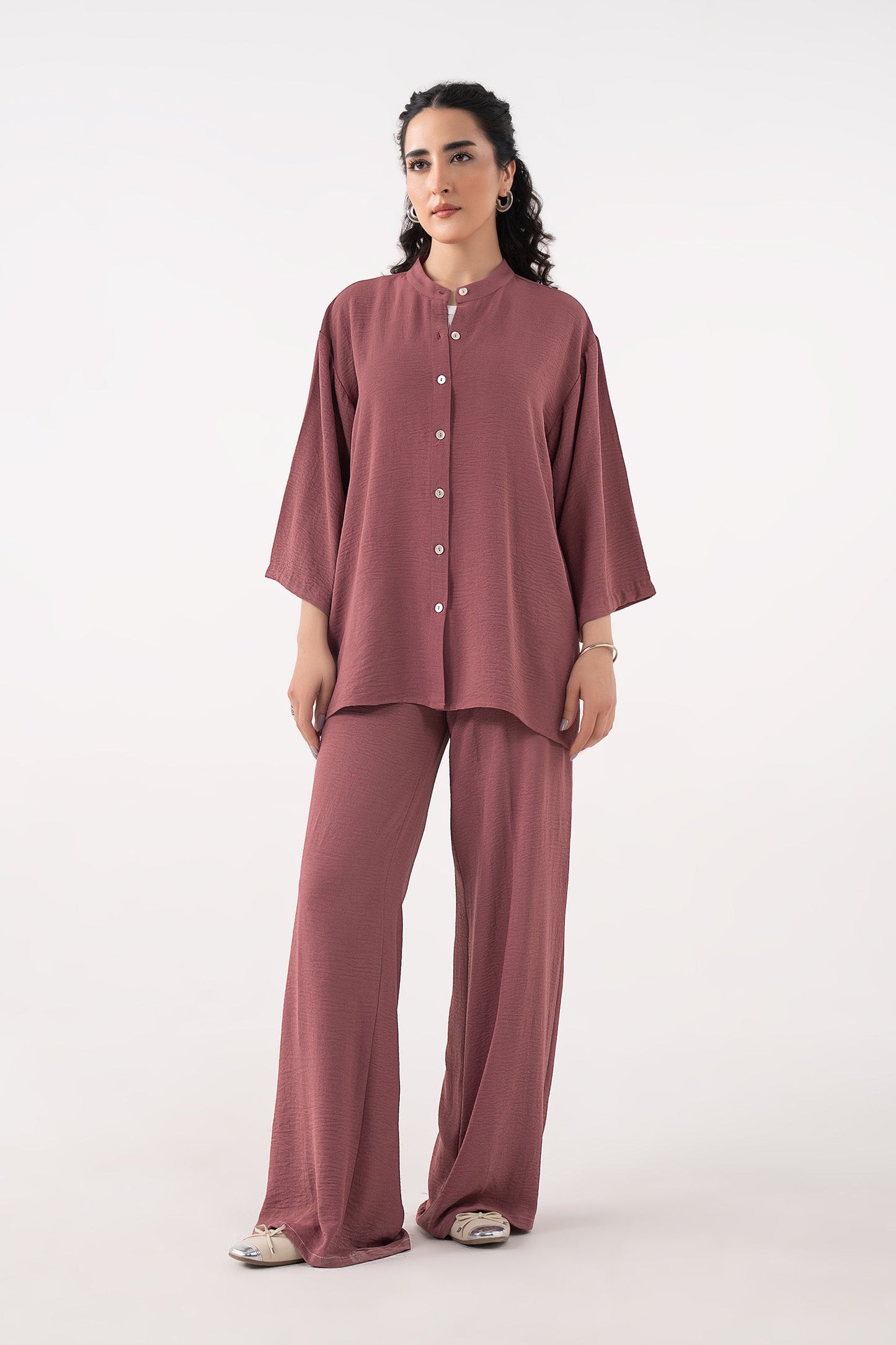 Relaxed Button-Down Set