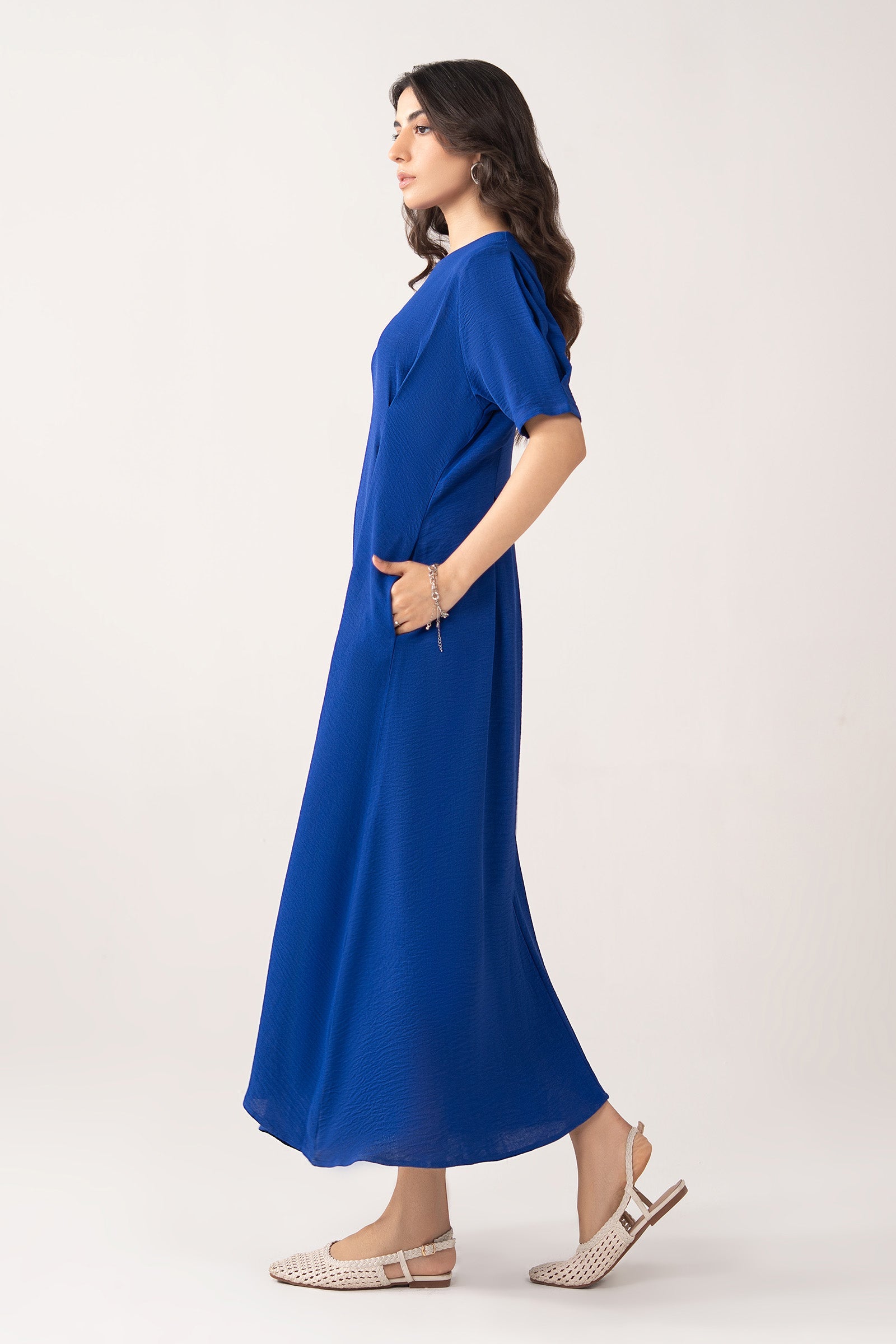 Box Pleated Dress