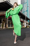 Batwing-Sleeve Dress