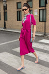 Belted Midi Dress