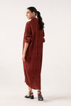 Printed Button-Down Dress
