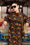 Printed Button-Down Dress