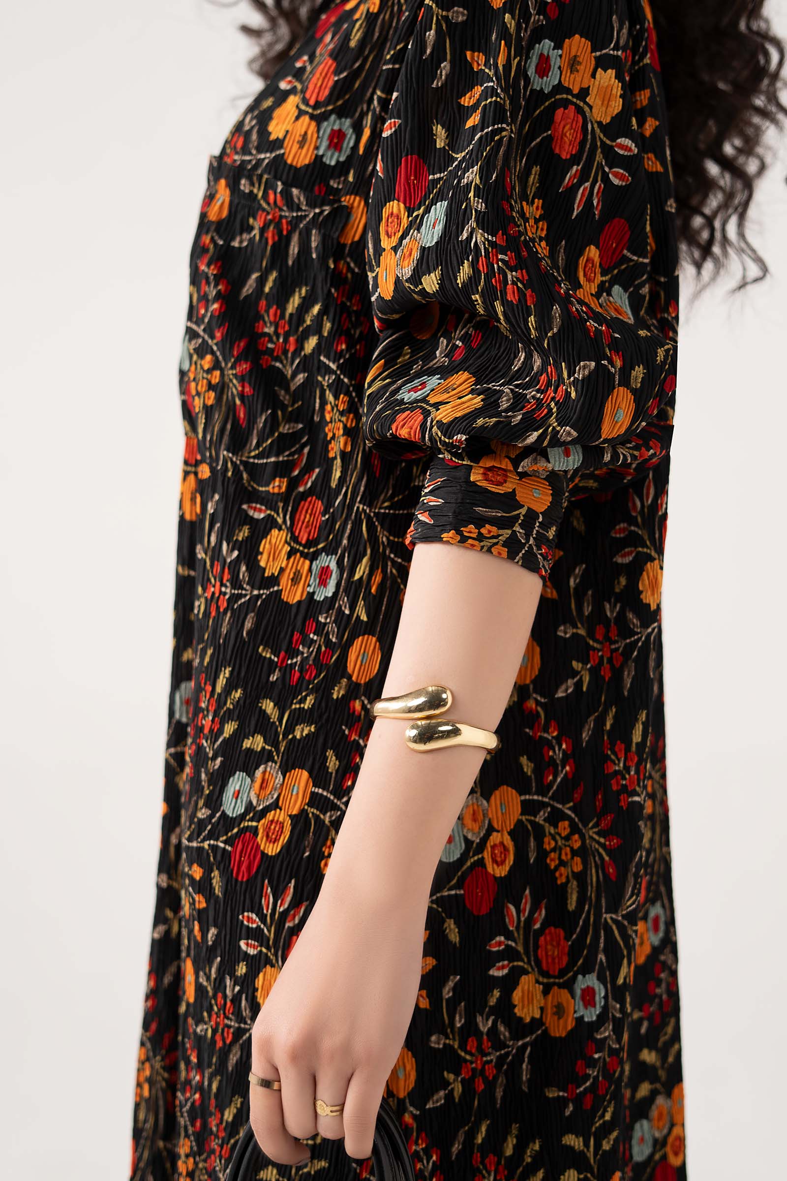 Printed Button-Down Dress