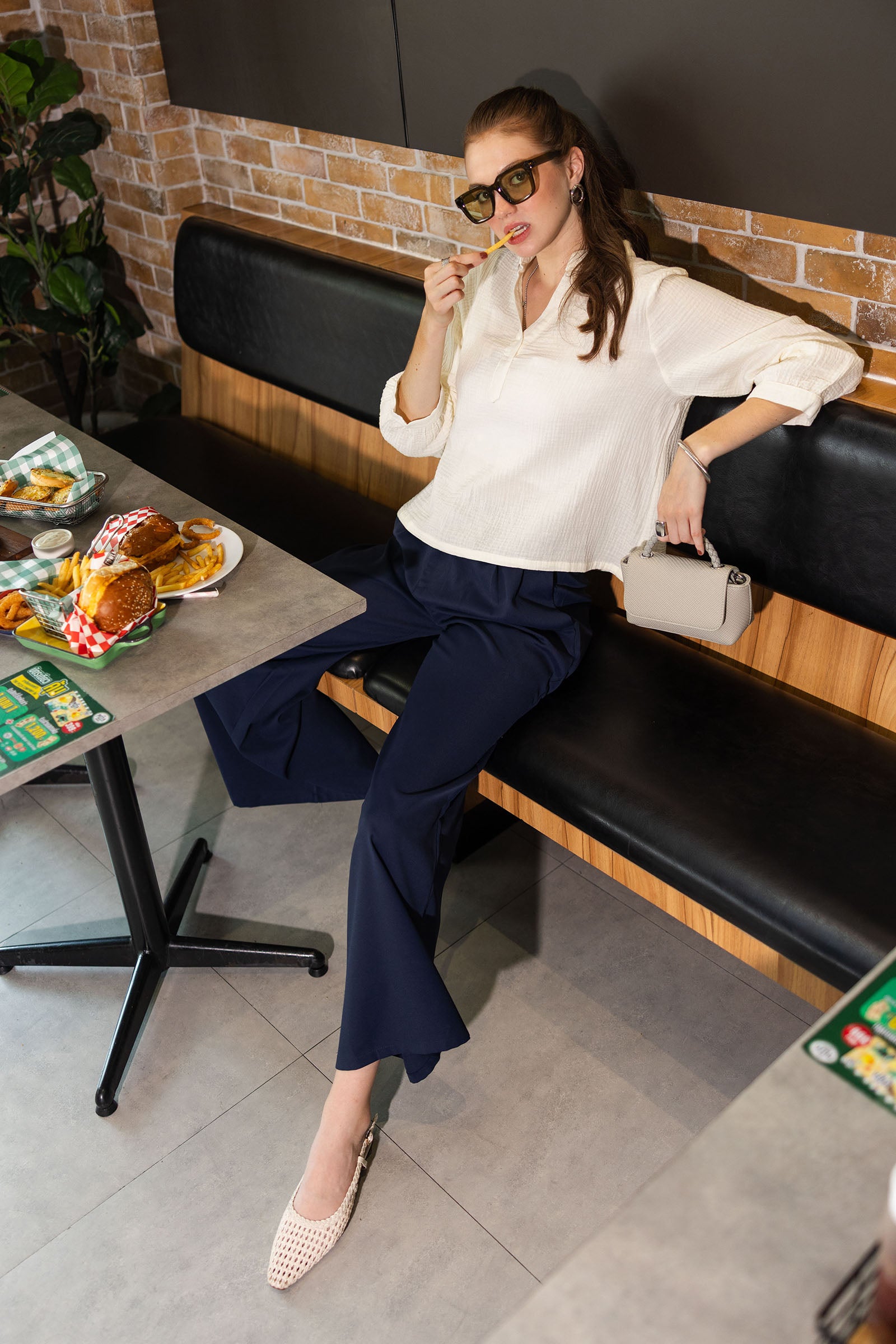 Muslin Buttoned Top