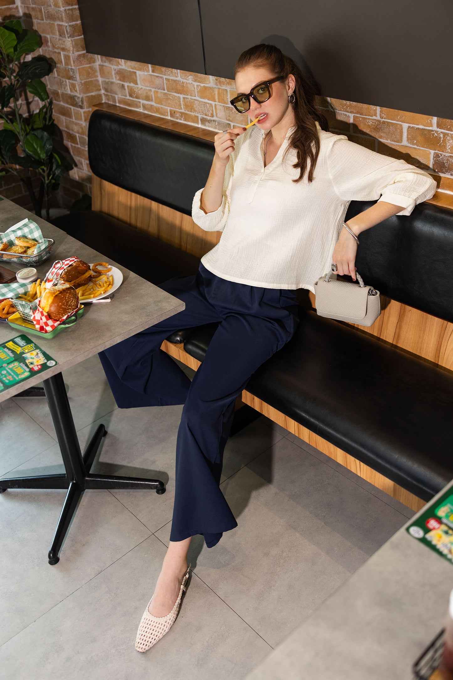Muslin Buttoned Top