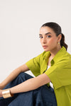 Batwing Buttoned Shirt