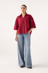 Casual Button-Down Top
