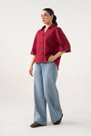 Casual Button-Down Top